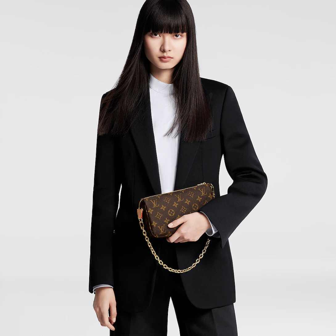 Woman wearing Pochette Accessoires
